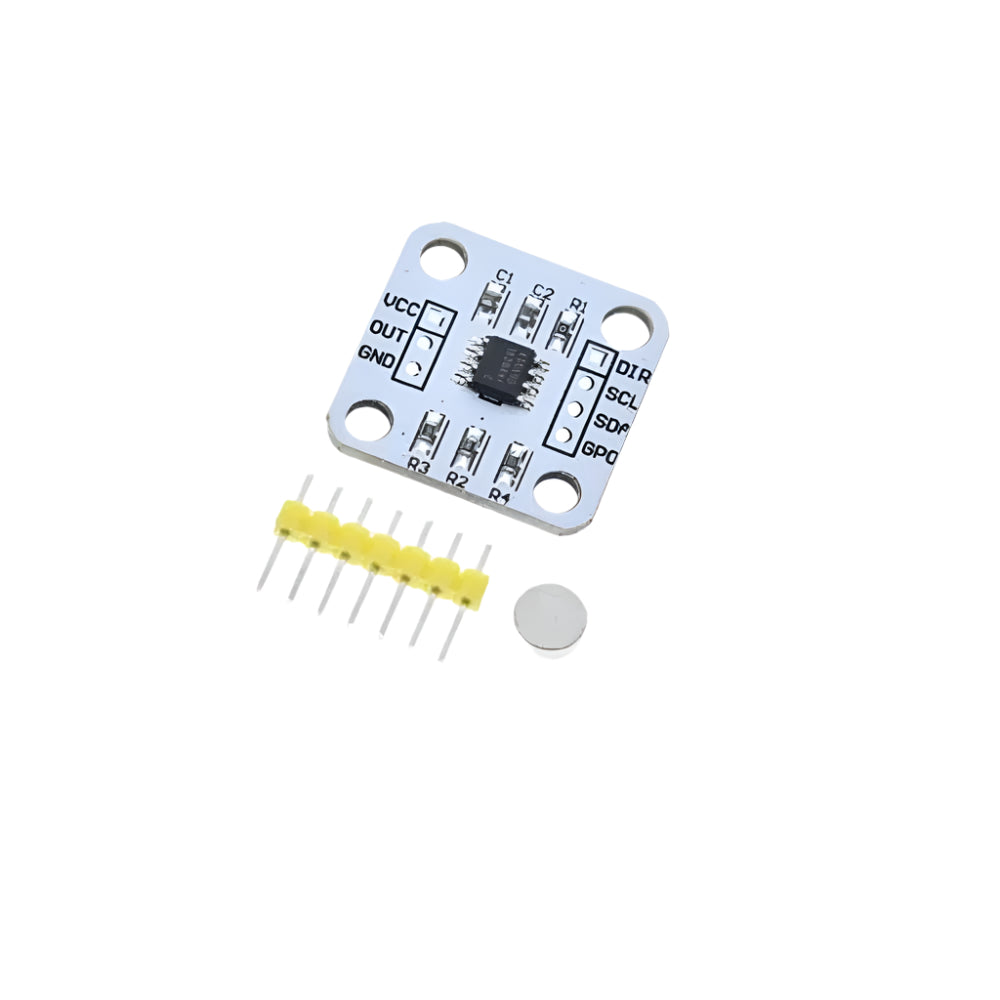 AS5600 Magnetic Encoder 12bit High-Precision Magnetic Induction Angle Measurement Sensor Module