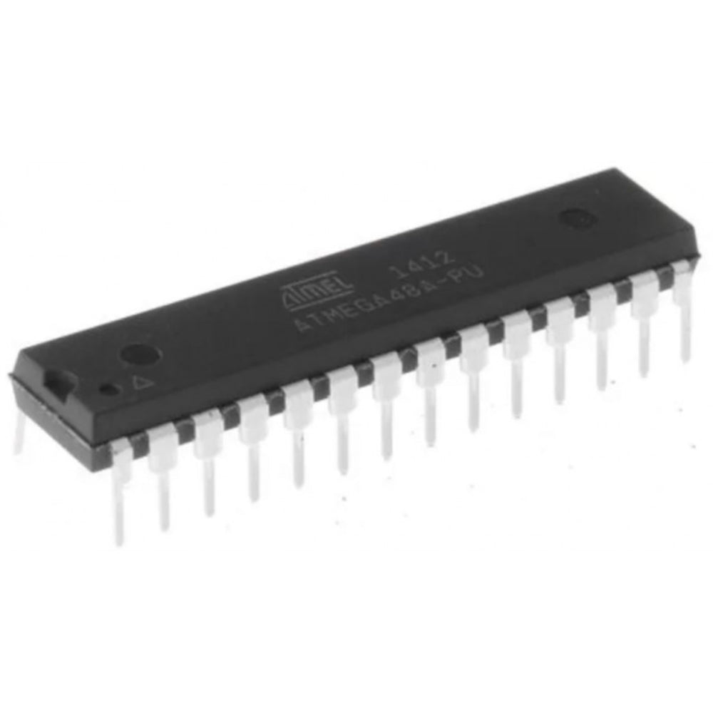 28 Pin Adapter Microcontroller ATMEGA48A-PU 8bit AVR Microcontroller 20MHz 4 kB Flash 28-Pin DIP