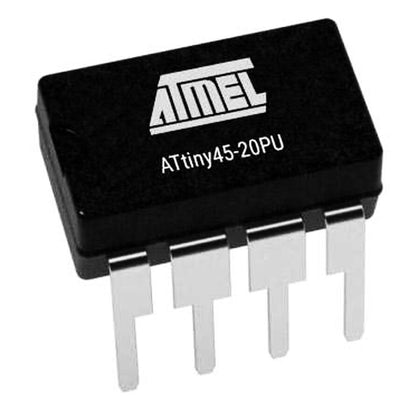 8 Bit MCU AVR ATtiny Family ATtiny45 Series Microcontrollers DIP 8