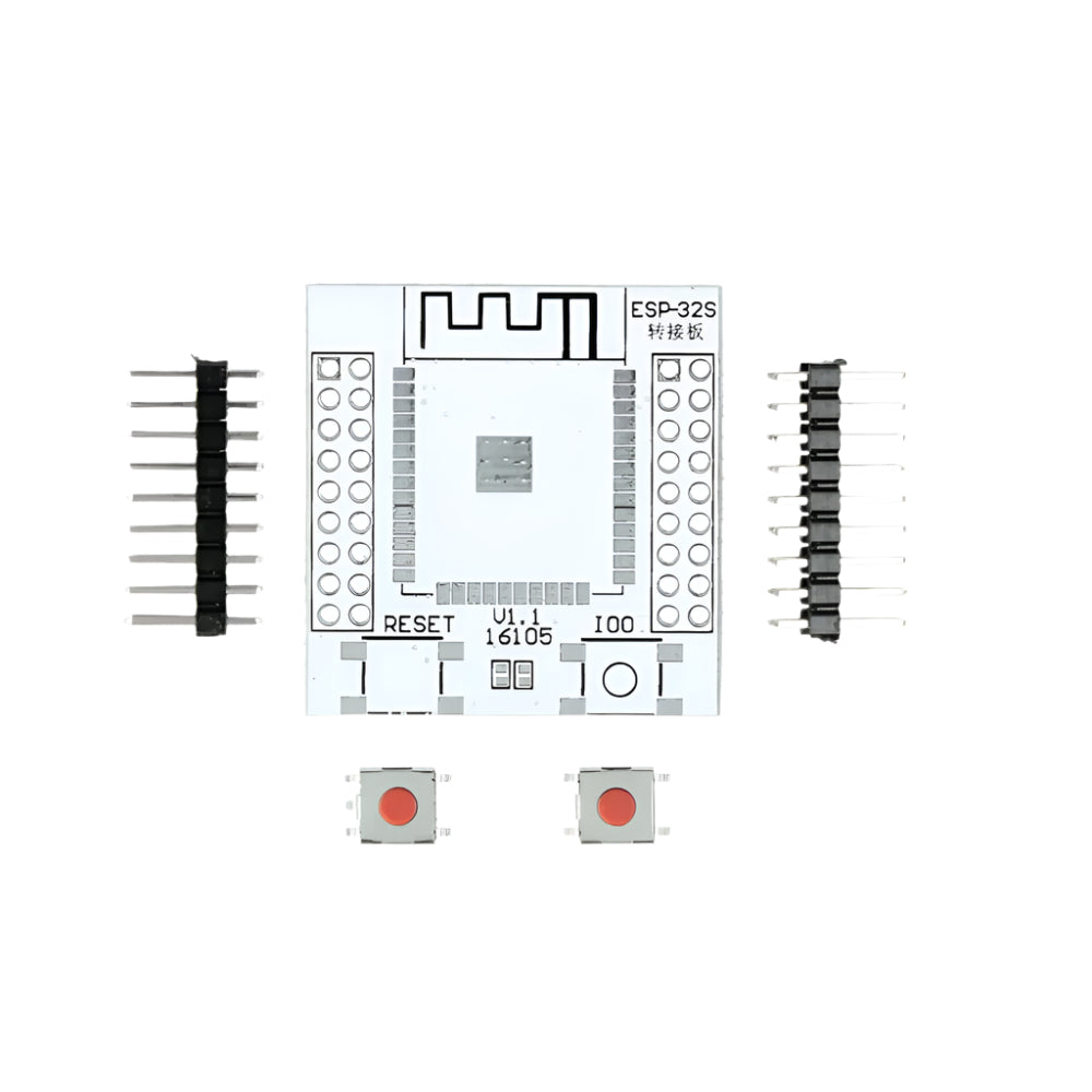 Produktbild von Adapterboard Für ESP-WROOM-32/ESP32 – WiFi/WLAN/Bluetooth-Modul Mit ATmega328