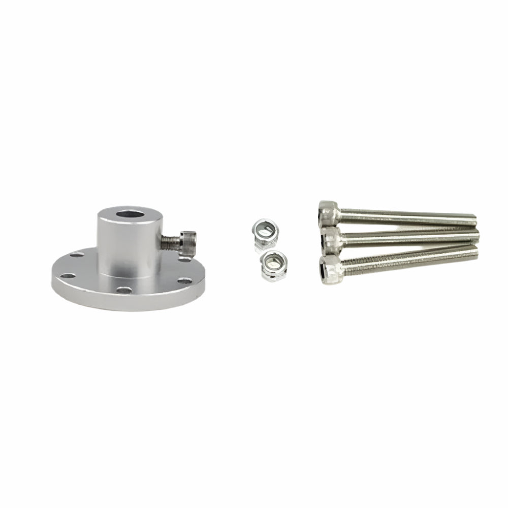 Aluminum Alloy Flange Coupling  for Omnidirectional Mecanum Wheel (Outer Dia 28mm, Shaft diameter 4mm)