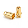 8mm Gold Plated Bullet Connector Male-Female Pair-4