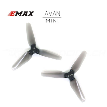 Emax Avan Mini 3 Inch 3 Blade Propeller 3X2.4X3, 6CW + 6CCW Black 