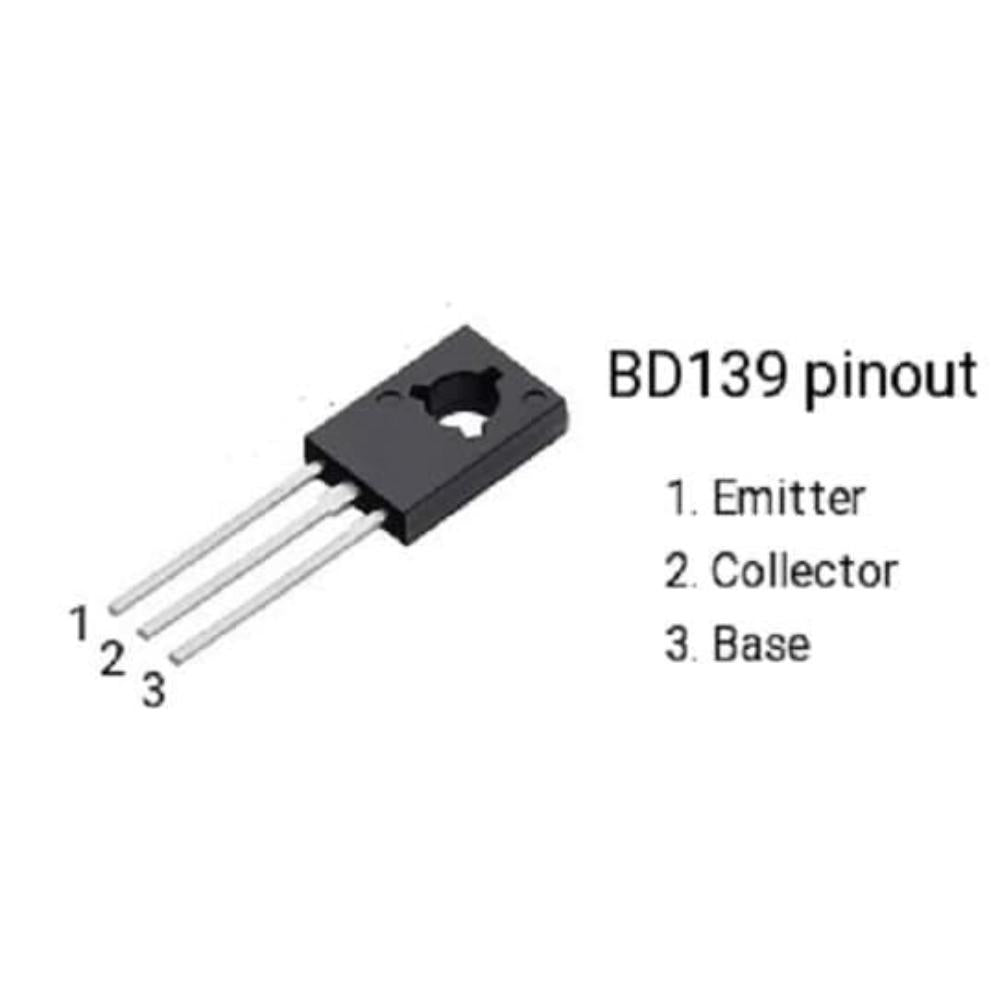Lot De 5 Transistors BD139 - Neufs De Stock Ancien - Pour Ampli/réparation électronique