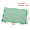 8x12cm Double Sided Universal PCB Prototype Board 2.54mm Hole Pitch+2