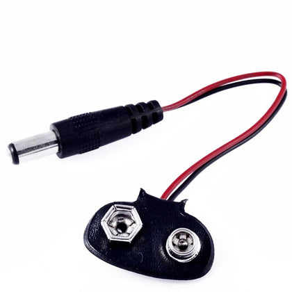 Battery clips with DC Jack-2