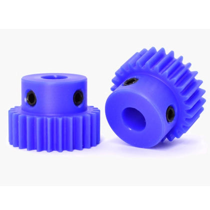 Blue Spur Nylon Gear 1 Moldule 16 teeth Hole 4mm_1