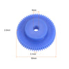 Blue Spur Nylon Gear 1 Moldule 60 teeth Hole 6mm_1