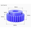 GEAR044	Blue Spur Nylon Gear 2 Moldule 30 teeth  holes 12 with keys 4mm_2