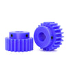 GEAR044	Blue Spur Nylon Gear 2 Moldule 30 teeth  holes 12 with keys 4mm_1