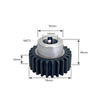 Boss Gear 2 Module 36 Teeth Spur Gear 15mm Hole_2