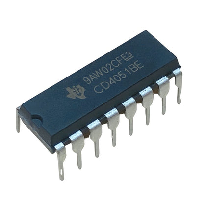 CD4051BE - 8 Channel analog Multiplexer Demultiplexer DIP-16