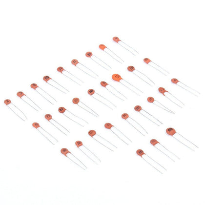 List of Commonly Used Ceramic Capacitors  220pF to 220000pF 50V