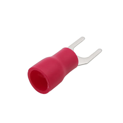 Cold-Press Terminal Fork-Shaped U-type Insulation Insert Red SV1.25-4_1