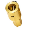 Copper wheel coupling for robotics wheels