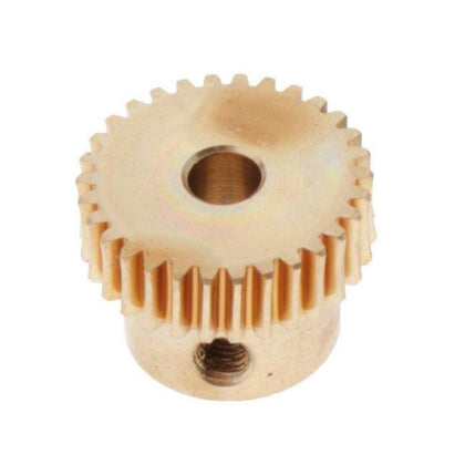 Copper Worm Gear 0.5 Die 30 Tooth Holes 4mm