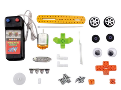 DIY Creeping Tiny Gecko Drive By Wired Remote Control