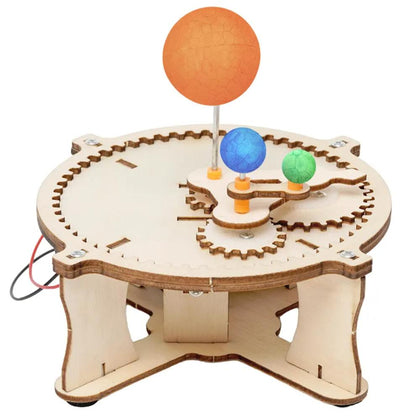DIY Model of Earth, Moon and Sun Planetary Movement Model