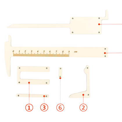 DIY Wooden Vernier Caliper