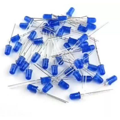 Diffused Blue LED Pack of 50 Pcs 5mm