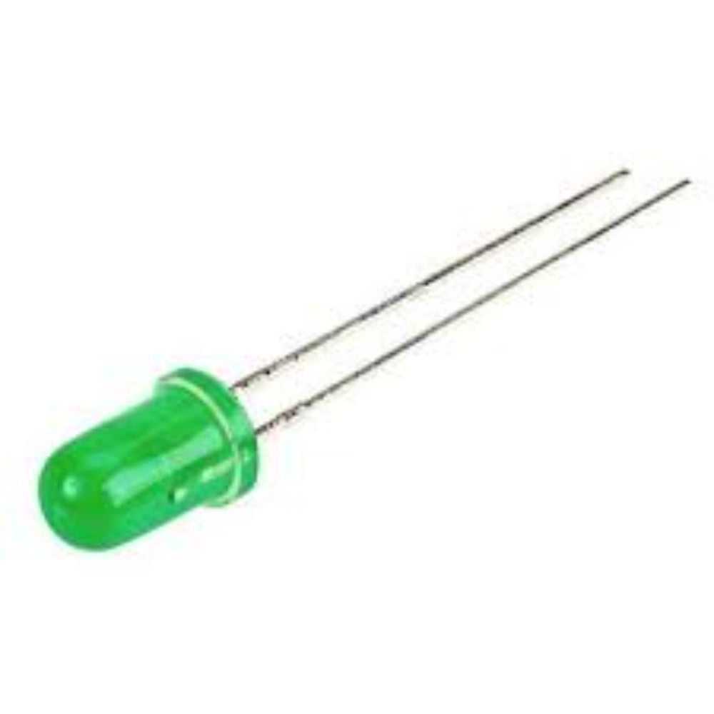 Green Led Diffused Diffused Green LED Pack of 50 Pcs 5mm
