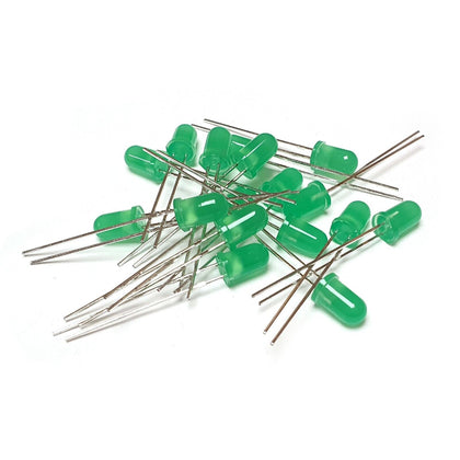 Diffused Green LED Pack of 50 Pcs 5mm