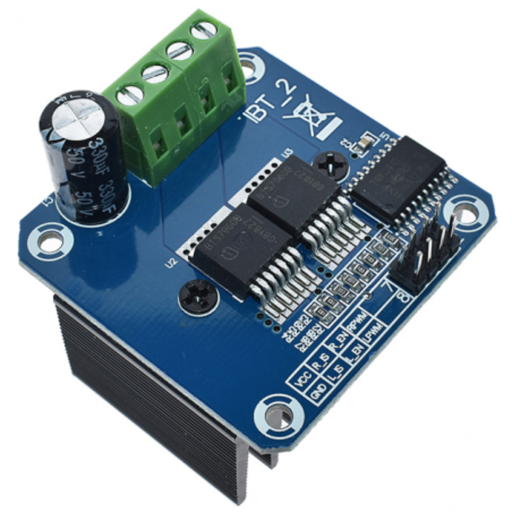 Driver Motore Passo-passo BTS7960B – Ponte H 43A Per Arduino (1/2/5/10 Pezzi)