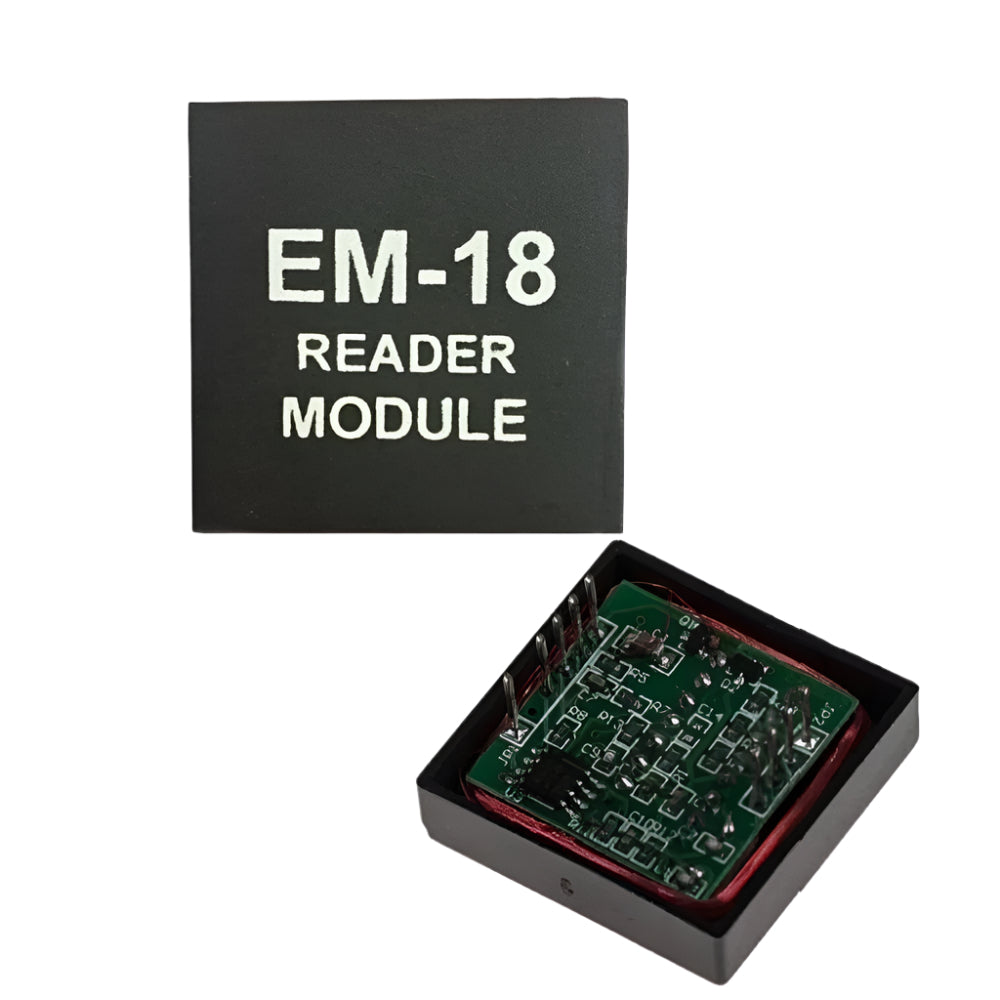 Rfid Reader Module Square EM-18 RFID Reader Module | 125kHz UART/RS232 Output