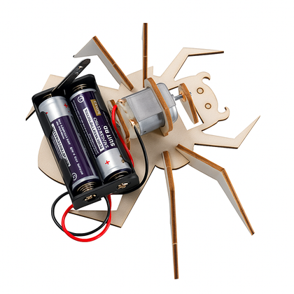 New Diy Electric Spider Robot puzzle toy Electric Crawling Animal Science Toy Model electronic pet Gifts for children-1
