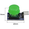 Electronic Building Blocks Big button Module Green -3