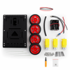 Export Quality 4WD Aluminum alloy DIY Robot car with motor and wheels(Black)-1
