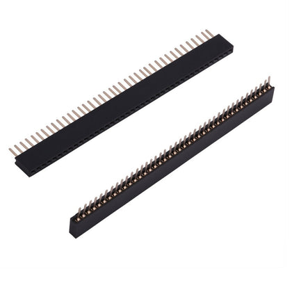 40 Pin Berg Strip Female Squre HoleType Male Type pins spaced at 2mm
