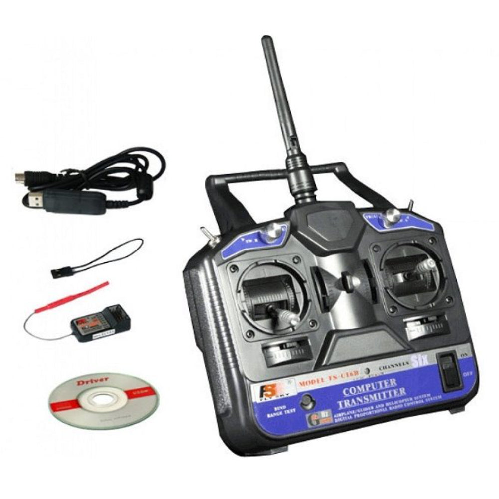 Fs R6b FlySky CT6B 2.4GHz 6CH Transmitter with FS-R6B Receiver