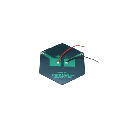 Green Belt line Solar Pannel 54x62mm 2.5V 80mA_back