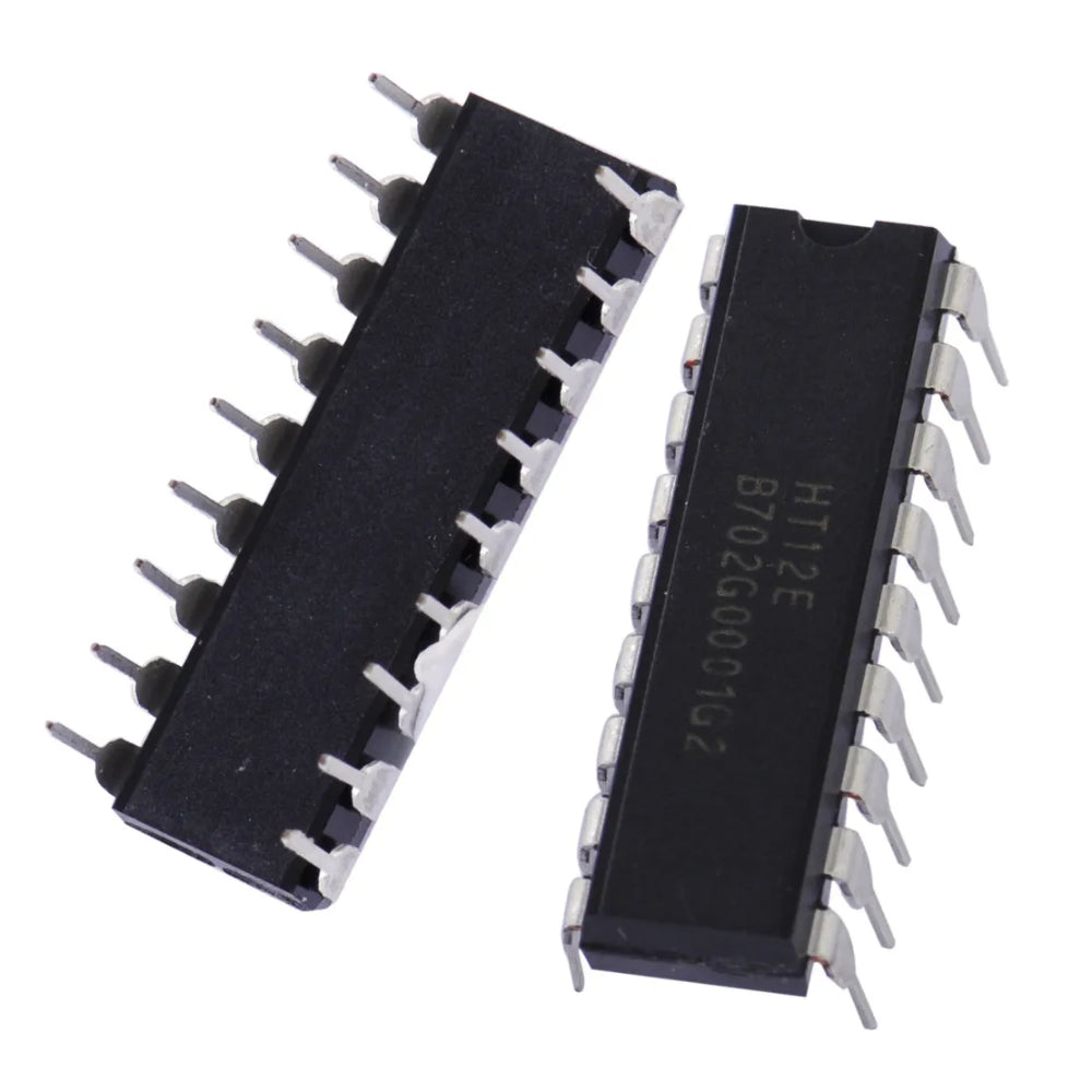 HT12E and HT12D Encoder and Decoder IC For RF Modules with IC Base