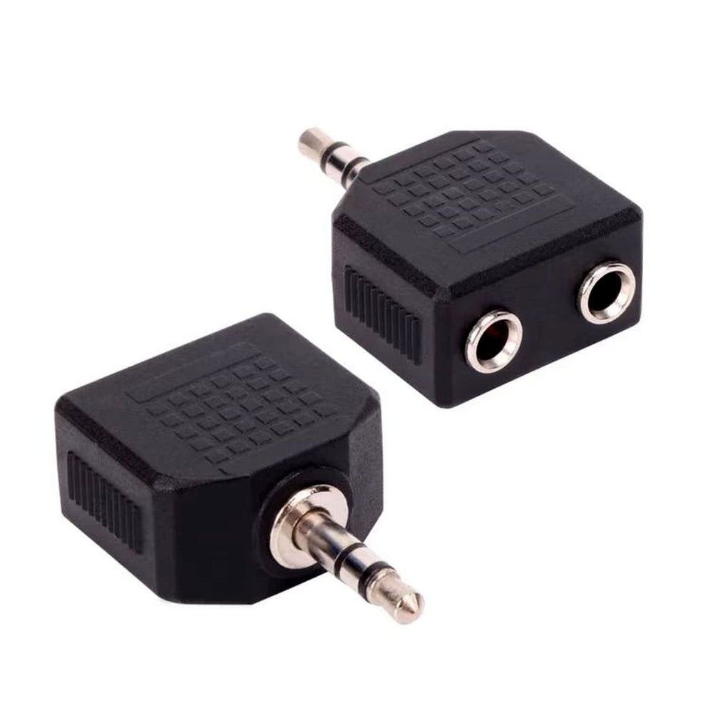 Headphone Converter Audio Adapter couple plug One Point to Two point S