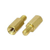 Hexagonal M3 PCB Column  Male Female Threaded Pillar Bolt Screws  Hexagonal Pillar length 12mm Thread length 6mm