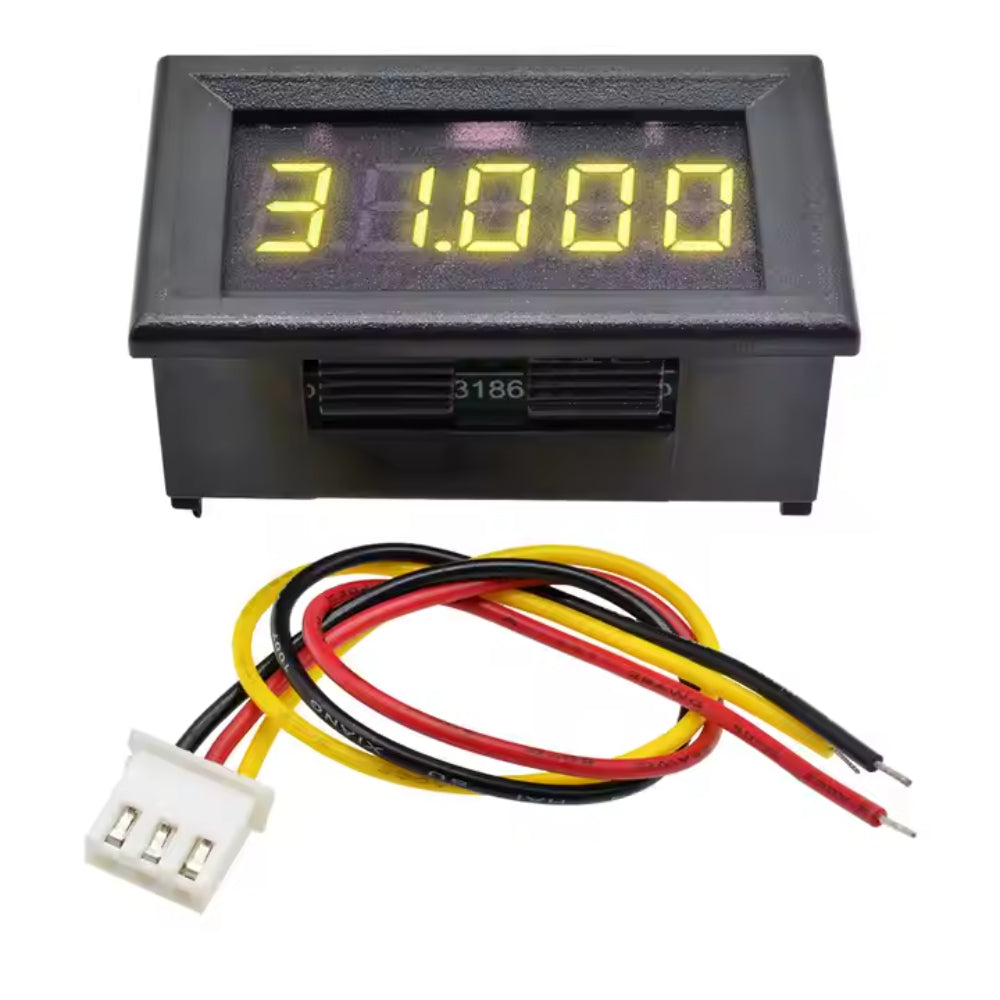 High Accuracy 0.36″ 5 Digits DC 0-33V Digital Voltmeter Yellow LED
