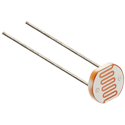7mm light dependant resistor LDR photo cell front view