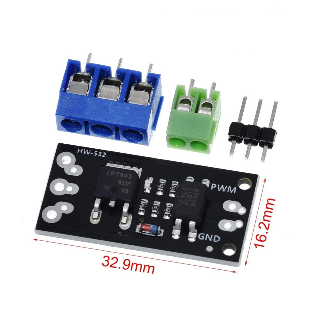 FR120N MOSFET Control Module – Relay Replacement Solution