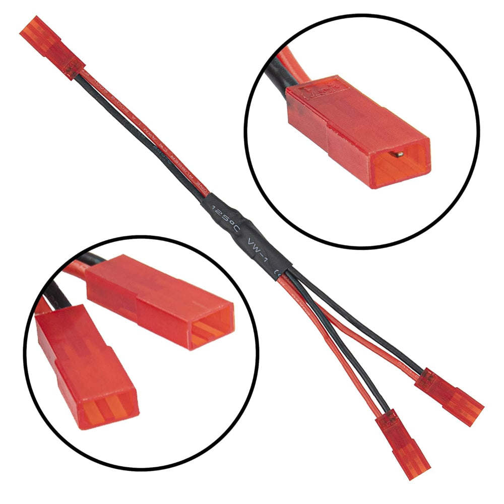 Open Parallel Cable JST 5 Female To 1 Male Parallel Connection Cable