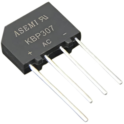KBP307 Bridge Rectifier 600V 3A in KBP-4 DIP Package for AC to DC conversion-2