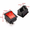 KCD4 Red Rocker Switch -3