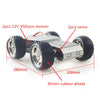 Motor and Servo Metal Smart Chassis Car Robot Platform with 85mm Rubber Wheels-6