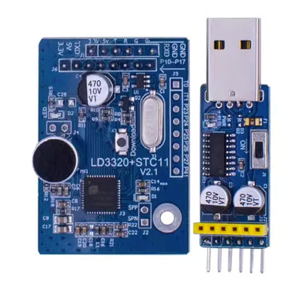 LD3320 Speech Recognition Module Non-specific Human Voice with STC11 Microcontroller