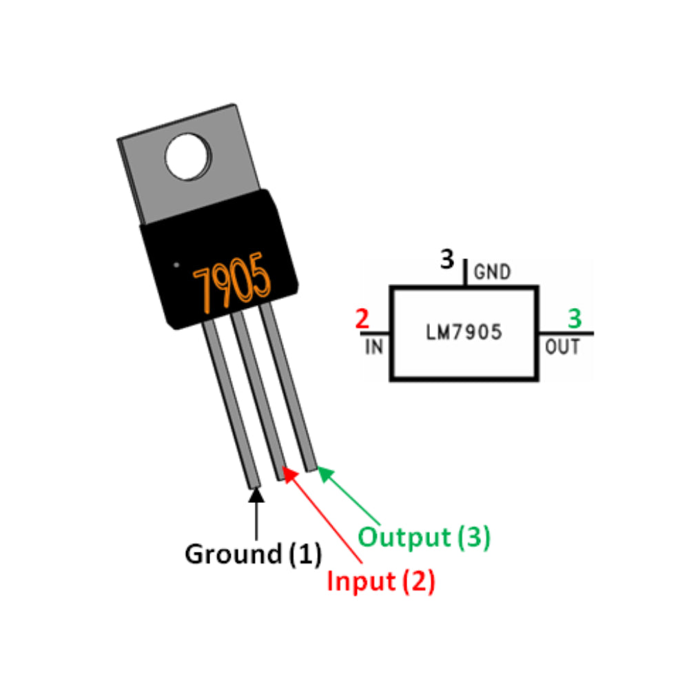 LM7906 IC - 6V Negative Voltage Regulator IC