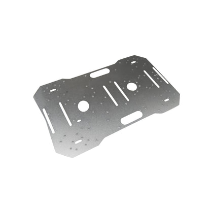 Large Size  Smart Car Chassis Bottom Plate 4WD Four Wheel Drive Single layer Aluminium Alloy