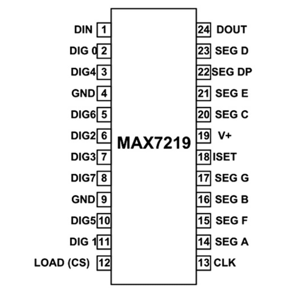 Arduino UNO And MAX7219 (7-segment Display Driver - Foto 13