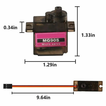MG90 MG90S Plastic Gear SERVO 180 degree_1
