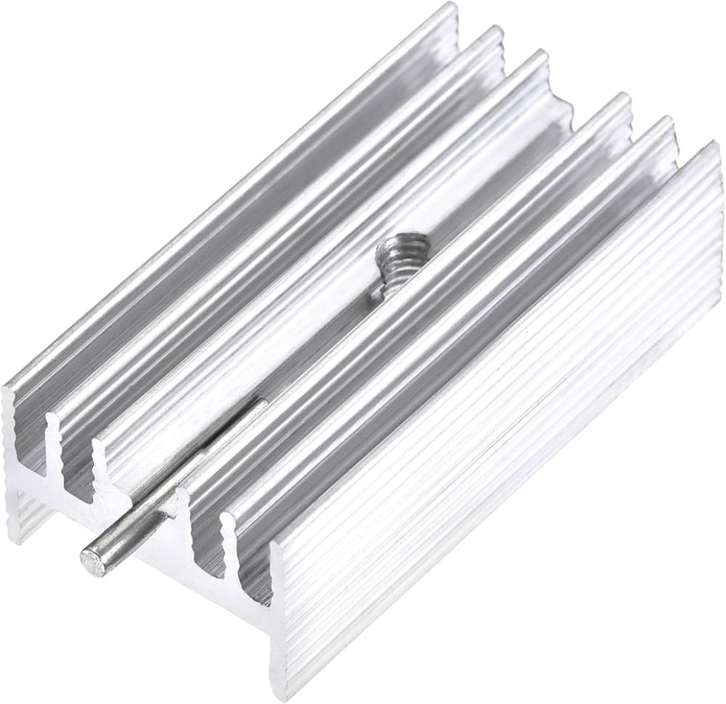 10pcs Black Aluminum Heatsink 25x30.3x25mm - For L298N, LM7805, IC Cooling